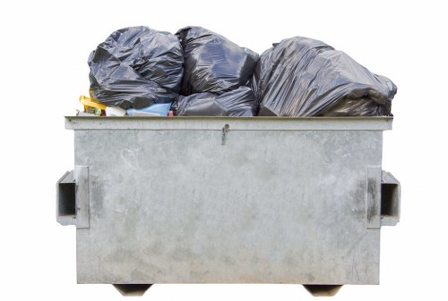Plumstead residential area with a skip bin