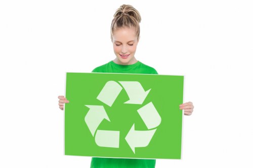Different types of construction waste materials
